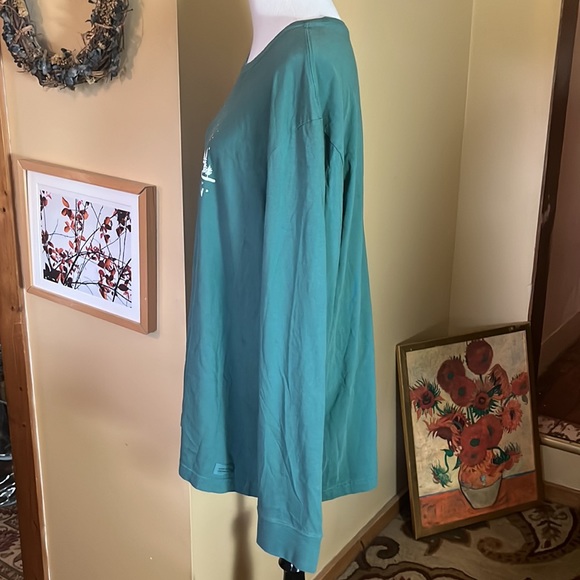 LIFE IS GOOD Size XXL Longsleeve Crusher "Dont Stop Believin'" 100% Cotton NEW - Picture 6 of 12